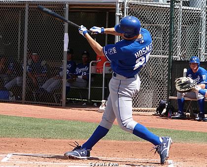 Hosmer burst onto the scene in 2011 - where he finished 3rd in AL Rookie Of the Year Voting - by hitting for a 3 Slash Line of .293/.334/.799.  The big man from South Miami, FLA also hit 19 HRs and drove in 78 RBI.  After his numbers fell off in 2012, he only has gone 