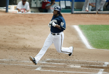 Rickie Weeks had a rough 2012 campaign, only hitting .230. He still managed, though, to slug 21 HR and knock in 63 runs.