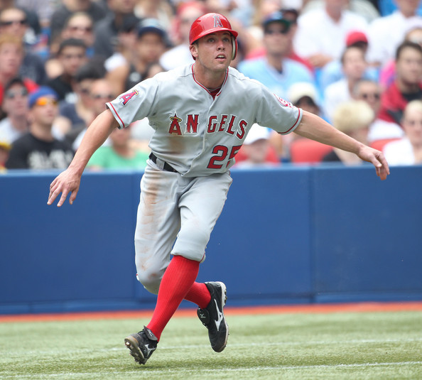 Peter Bourjos was moved into CF - and the LA Angels then shifted Mike Trout over to LF, based on the range of Bourjos as an OF. He is fast, and has shown that he can be a catalyst in a lineup. His best year was in 2011, where he played a full season, 3 Slashing .271/.327/.765 - with 12 HRs, an AL leading 11 - 3B, 26 - 2B - and added 32 SB. The Cardinals will have him patrol CF with them in St. Louis. Bourjos has 3 years left of Arbitration, while Freese only has 2 years left. The Angels also swapped their top OF prospect in the deal - for help in Reliever (but trending down) Fernando Salas.