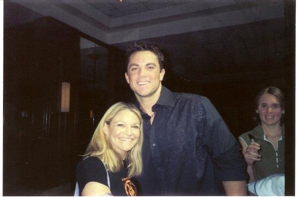 Lori Martini with David Wright