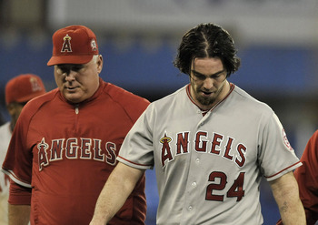 Mike Scioscia has seen his once versatile and more fast team be decimated by expensive incoming Free Agents - that have been injury prone. He really doesn't suit the type of ball club he is running. The former Catcher would be better off running a team similar to what the Rays and A's possess.
