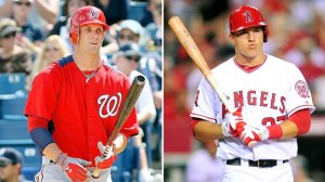 Who will end up with the most EXtra Base Hits for their career? Trout has a 120 XBH lead on Harper heading into 2017