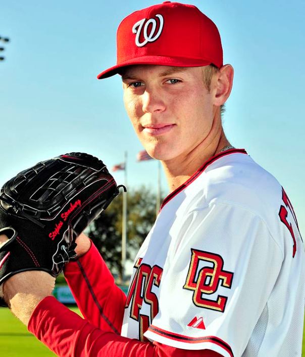 Stephen Strasburg is was5-6 (.714) with a 3.14 ERA and 197 in his 159.1 IP during the 2012 year . He was leading the NL in strikeouts, when the club shut him down.  As he is able to progress to over 200+ IP, there is no telling how many Cy Young Awards he cold win with his dominant stuff.