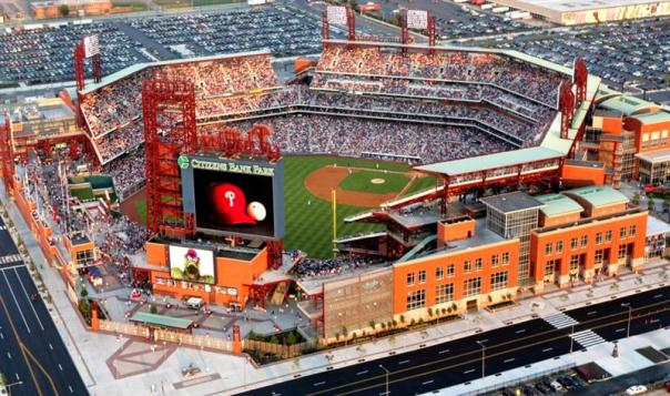Citizens Bank Ball Park Opened in 2004 and has routinely brought in 102% for attendance over capacity including a sell out streak that lasted 257 games from 2009-2012.