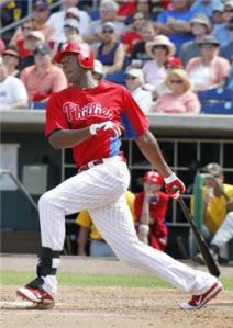 Heading into action on Sept.5/2012 John Mayberry JR has hit 35 HRs in 777 Career AB. This are numbers just a little above a full season. If Mayberry can produce 30 HRs at the league minimum for wage, it would the teams salary structure.