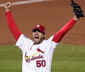 Adam Wainwright went 5-1 for his last 6 starts with a 2.75 ERA.  After sitting out the entire 2011 season.  Wainwright looks like his former self when he was a top 3 Cy Young finisher in 2009 and top 2 in 2010.  The man convinced the St. Louis Management to sign him to a 5 YR/$97.5 MIL Contract Extension.  The team will need the ace to repay the favor by throwing to his capabilities in a rotation that has lost Carpenter and Kyle Lohse.