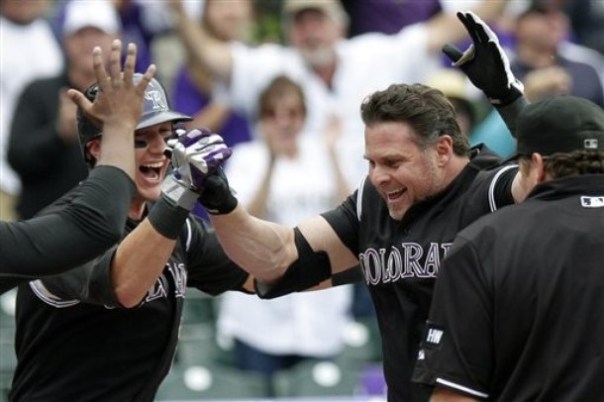 Jason Giambi, Troy Tulowitzki