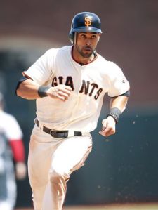 Angel Pagan led the NL in Triples with 15 in 2012 amongst his 61 Extra Base Hits and 95 Runs. This year he had scored 30 runs in 46 Games played despite a .262/.314/.688 3 Slash.