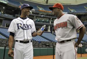 Justin will reunite with his brother B.J and young superstar Jason Heyward rounds out the fully 5 Tool OF, They clubbed 72 HRs and had 70 SB despite slow production from Justin.