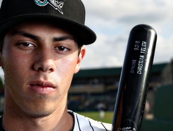 After being ranked as the No. 1 prospect in the Marlins farm system by Baseball America coming into 2012, Yelich hit .330 in High-A with a .922 OPS. Most scouting reports have him again as either the No. 1 or No. 2 prospect in the Marlins system. Yelich cracked both Baseball America and Keith Law’s top 50 prospects coming into 2012 and by mid-season Yelich had jumped into Law’s top 15 prospects (No.12). If Yelich can stick in centerfield, he could be a huge asset for the Marlins as they build a foundation around an outfield of Stanton, Yelich and Jake Marisnick, who was acquired in the Reyes deal. Yelich could offer a very steady compliment to Stanton as early as 2013 depending on his performance at Double-A . He is not a power hitter as of yet, but his body projects as one that can fill out over time and gain strength