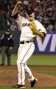 Matt  Cain etched his name into history in 2012 with a perfect game on June 14. He went 16-5 with a very impressive 2.79 ERA. He started all of the clinching games in the playoffs getting wins in 2 of them. 2012 was a career year for Cain.