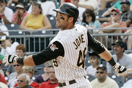 Jones had his best year for HRs and RBI in 2012, hitting 27 Big Fly's and Adding 86 RBI in just 495 AB. He finished 9th in the NL for SLG % that year with a .516 clip. But he was non-tendered a salary. despite maybe only making about $5 MIL In Arbitration. The Pirates have several Options for 1B and the OF, but this may be a move they regret.