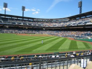 The LF Bleacher Seats are a great deal - and place to see the game in Pittsburgh
