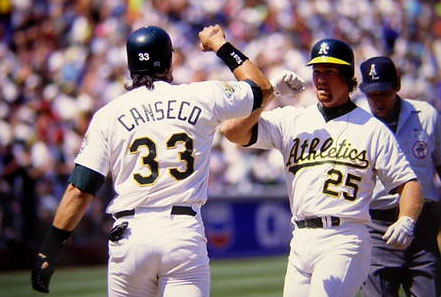 Once Rickey Henderson joined the A's, their 1-4 lineups were scary with the Bash Bro's. Carney Lansford and Dave Henderson complimented well as #2 hitters.