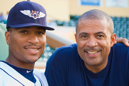 Daniels father Bruce was also drafted by the Detroit Tigers, plus grew up in Michigan as well.)