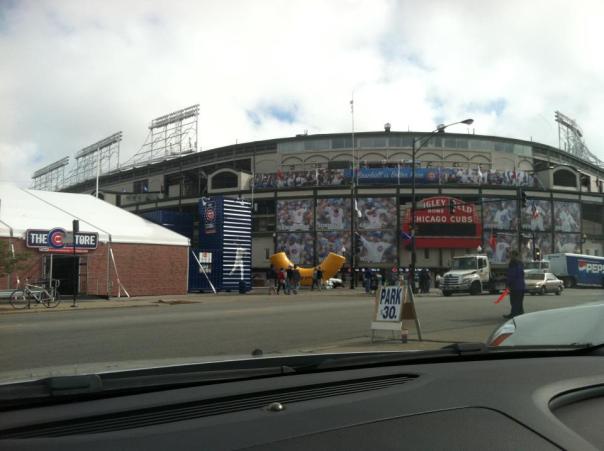 Some of the premium parking spots cost $30 right near Wrigley Field - but are worth it in order to get out of there quicker