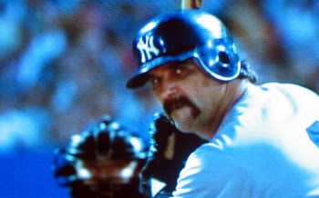 Pete Vuckovich played Yankee Nemesis Clu Haywood in the Movie.  Vuckovich played 11 Years in the Major Leagues including winning the NL Cy Young Award with the 1982 Milwaukee Brewers by going 18-6 with a 3.34 ERA