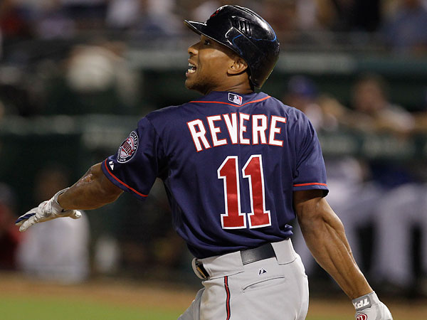Ben Revere would be best suited to hit in the 2 slot behind Jimmy Rollins this year, as he makes great contact (1 SO/Per 10.7 PA) , yet he doesn't walk much.