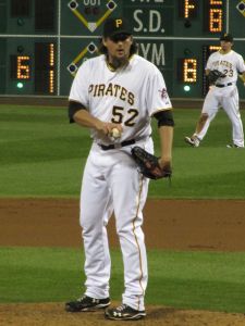 Joel Hanrahan had 76 Saves over the last 2 Years with the Pittsburgh Pirates - including 2 straight ALL-Star Appearances. He will be throwing down in the 9th Inning for Boston now. Picture Courtesy of Marc Smilow