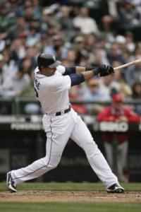 This is a photo from Morse's 1st go-around with the Mariners. After spending the '09-'12 seasons with the Nationals, Morse is back and ready to inject some life into a weak Seattle lineup.