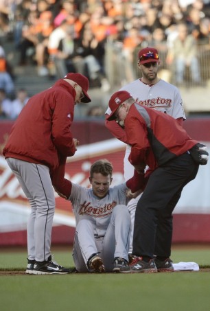 Lowrie had a stellar 1st half, cracking 14 HRs and 36 RBI, while holding a 3 Slash Line of .253/.343/.803.  He slumped to a .200/.273/.606 in the 2nd half slump after being hurt in July.  He is 28 Years Old and under team control for the A's only through the 2014 seaseon.