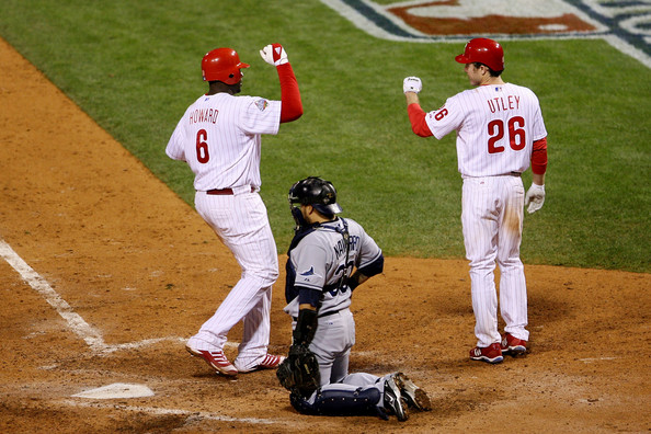 Utley and Howard have crossed the plate a combined 1440 times in a Phillies uniform.