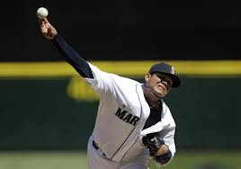 King Felix's fastball isn;t sitting at the 95 MPH that it was a few years ago, but Felix has still managed to be effective sitting at around 92 MPH.