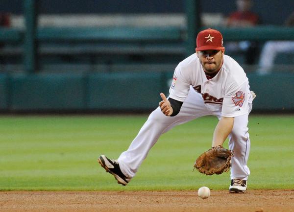 Jose Altuves fares way better versus Left Handed Pitchers - (.359/.405/.911 in 2012). He also hit for virtually the same numbers on the road as at home. The guy flew out of the gates in the 1st month last year - hitting .360 with 15 Runs Scored and 31 Hits in his 1st 22 Games Played/