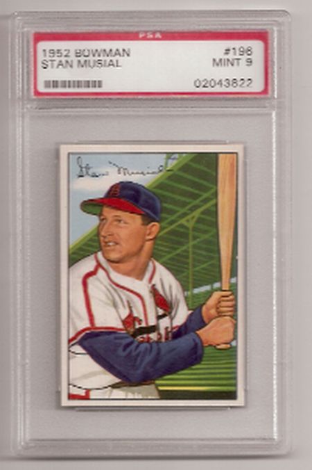 a stan musial 1952 Bowman Card