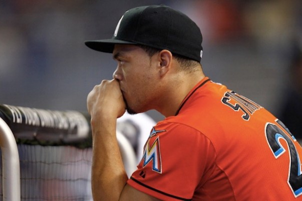 Teams are definitely interested in acquiring Giancarlo Stanton in a trade with the Miami Marlins, but the Marlins have little incentive to actually make a deal at this time. They would have to be blown away to give up 4 years of service time from such a talent, especially since he is probably responsible for the bulk of the seats they sell. He is the show at this point.