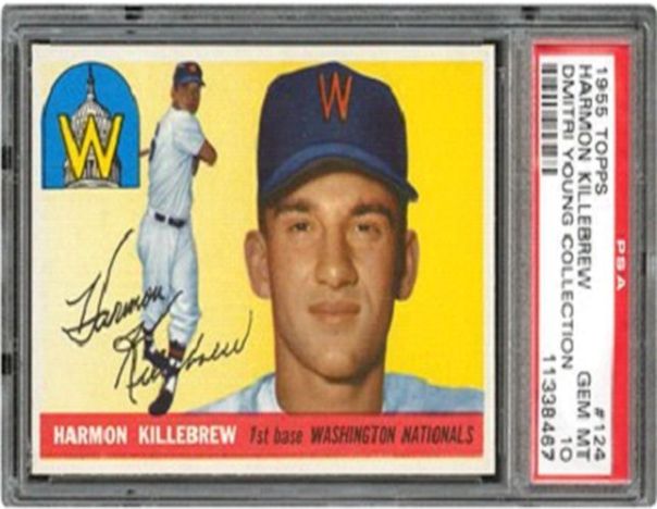 a harmon killerbrew topps card