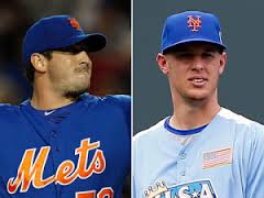 Harvey was the 7th pick of the 2010 MLB Amateur Draft.  Wheeler was Drafted 6th overall by San Francisco in the 2009 MLB Amateur Draft.