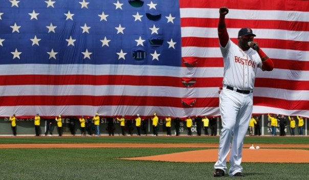 David Ortiz'  pregame speech on Saturday was awesome! His .318/.415/.611 slash line with 23 HR and 60 RBI last season in just 90 games shows his importance in this lineup. The team did a good job in his absence, but now it's time to score some runs!