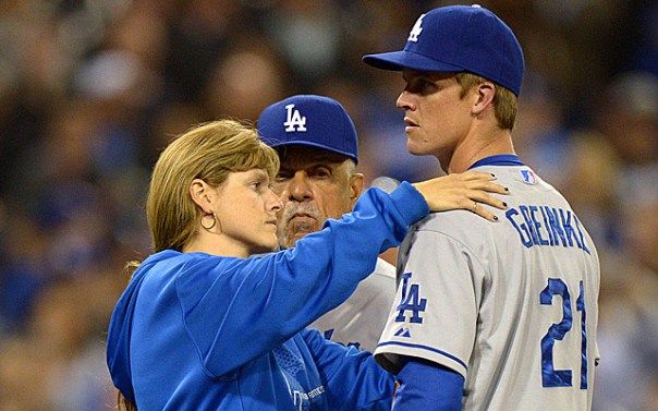 Greinke, who also appears on 28th of this list, has a career record of 142 - 93 (.604) with a 3.35 ERA stretched out over 12 years of his 4 different teams (LAD, LAA, MIL and KC), however he posted a 51 - 15 mark with the Dodgers - toting a 2.30 ERA over his 3 year tenure with them.