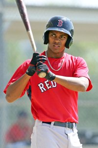 Xander Bogaerts is sort of the opposite player that Jose Iglesias is. His bat is what is carrying him up the professional baseball ladder. He is a top prospect in all of baseball without a doubt, but will he stick at Shortstop long term?