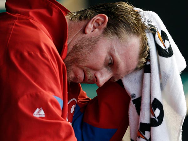 No other player personifies the same feeling in all of baseball than Roy Halladay. Just two seasons removed from a National League Cy Young runner-up season in 2011, injuries and age have taken the once streamlined, cyborgian Halladay to the bottom of the scrap heap.