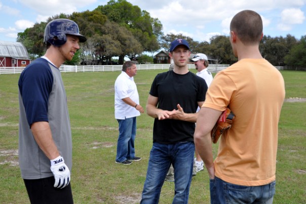This film will tug at the heart strings of the die hard baseball fan that wants to take a deeper look into the players "life stats."  By that, I mean this film takes out all of the baseball elements, and brings in the actual person into the equation.  Yes, there are some great baseball moments in the film, and things you would never see in any other film (such as a showdown between Ben Zobrist and my character), but the real target of the film is what lies behind the player, the agent, and townspeople.  It gets to the heart of the matter.