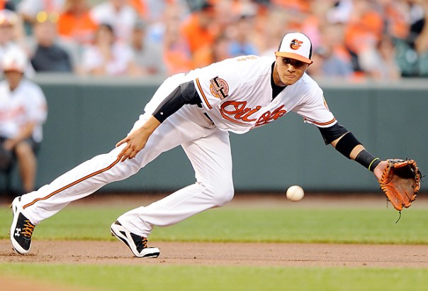 Machado has been hitting the ball at a historically good rate for a 20 Year old - He leads the AL in GP (85) PA (388) AB (365) and Doubles  (38).  "The Macho Man" s showing maturity well beyond his years - hitting for a 3 Slash Line of .320/.350/.833