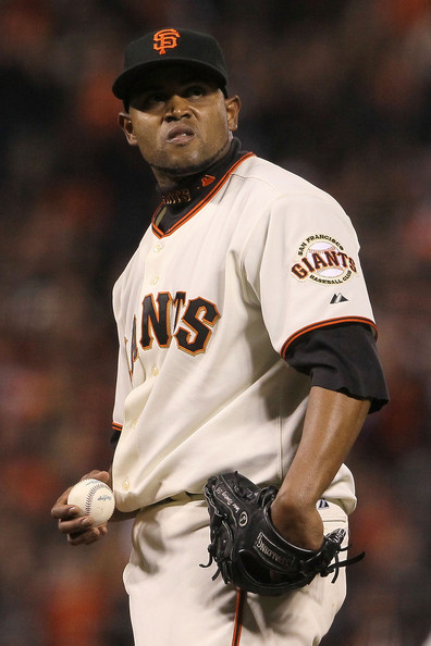 Ramon Ramirez was recently called up to fill a spot in the bullpen temporarily. He was with the Giants during their big World Series run in 2010.