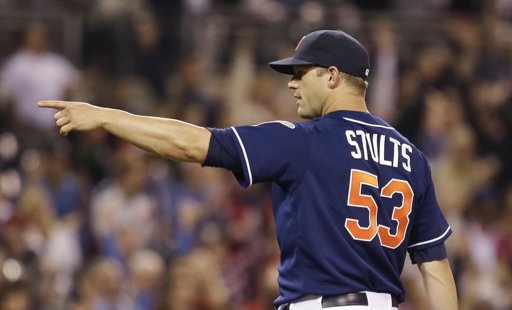  Stults, the number one starter, is 6-5 with a great 3.28 ERA over 90.2 innings. Marquis has gotten more run support, holding an outstanding 9-2 record with a 3.63 ERA over 84.1 innings. Pitching in the notorious pitcher’s haven that is Petco Park helps, but I think that it is safe to say that these starters are the real deal. AP Photo/Lenny Ignelzi