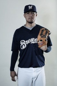 Gallardo along with his Brew Crew teammates shutout the Braves at their home opener at Miller Park yesterday. The game also carried a controversial standing ovation for Ryan Braun by the Milwaukee fans.