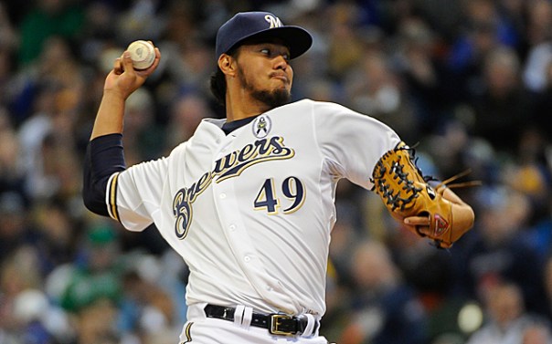 Gallardo has been a good pitcher for the Milwaukee Brewers in his Career. He is 75 - 49 (.605) with a 3.70 ERA. He is coming off two seasons in a row during 2011 and 2012, where he was north of 200 IP. So far this campaign, he has lugged 87.2 IP in his NL Leading 15 Starts