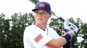 Austin Meadows hit .535. with 4 HR and 17 stolen bases for Grayson High School in Georgia.
