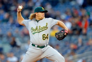 A.J. Griffin is one of many young arms that Oakland has in their starting rotation. he leads the team in strikeouts with 111, while throwing 140.2 innings this season. He has a 3.90 ERA and a WHIP of 1.10. The young right-hander is holding the opposition to a .233 batting average. He has been especially tough on left-handers with them only managing a .229 batting average.