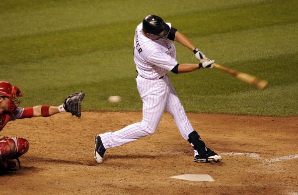 His 27-game hitting streak and .344/.390/.590 stats, prior to June 2, have not only improved his career best, but he has also kept Colorado in the running while some of their other bats have cooled off. A perfect storm of hitting is brewing for the Rockies in the second half of the season, and Cuddyer may just be the seed.  The former Twins is a shoe - in to make the National League All - Star Squad with the 1st half of the season he has put forth.  The 34 Year Old from Norfolk, VA also made an ALL - Star Appearance previously with the 2011 Minnesota Twins.