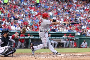 Pujols is not having his typical season that we are accustomed to seeing from him. The average for him is getting better with it at .254. He does however have 17 HRs and 59 RBIs in 378 at-bats. He does well facing right-handers, as indicated by his .266 average, but he struggles mightily facing lefties with a .213 average. He is at his best with runner in scoring position with a .280 average and 41 RBIs in 93 at-bats. 