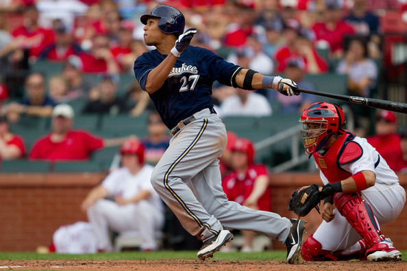 Carlos Gomez is having a breakout year for the Brewers, even with them in last place in the Central division. Where the team stands has not affected his play at all, with his .305 batting average and .895 OPS this season in 318 at-bats. He is sixth in NL with a with a .547 Slugging %, and fifth with 174 Total Bases. 
