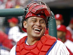 What a perfect guy to bring in short term for the Red Sox. Chooch calls great games, has a ton of playoff experience, and wouldn't cost as much as other backstoppers on the FA Market. This would save money for more pitching for the Boston club.