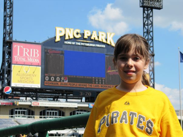 Haley Smilow at PNC Park. She has interviewed a good bunch of MLB Players in her young career, and we are very proud to present her awesome work with us on a regular basis. Keep up the good work Haley!!