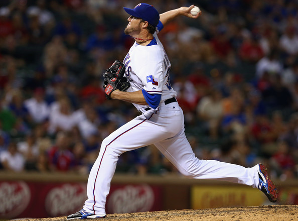 Joe Nathan has been a very dominant closer in his career with him saving 330 games. This year has been no exception for him. He has a 1.72 ERA while throwing 41.2 innings and striking out 44 batters. He has just surrendered two HRs this season and has a WHIP of 0.84. Nathan is 3rd in the AL with 32 saves this season. He has a strike out rate of 9.5 SO/9 while only giving up just 5.2 H/9. The right-handed closer is holding the opposition to a .167 batting average against him, with lefties just hitting .160 in 75 at-bats facing him this season. 